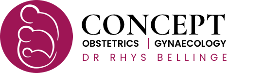 Concept Obstetrics & Gynaecology Dr Rhys Bellinge Logo